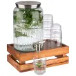 Drankendispenser, 3,8 liter, glas/roestvrij staal - Aps 
