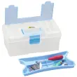 McPlus Clear opbergdoos 12,5, PP, blauw - Allit