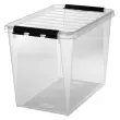 Opbergdoos CLASSIC 66 L - zwarte clips - Smartstore