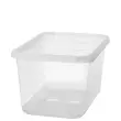 Opbergdoos BASIC XL, 60 L, transparant - Smartstore