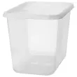 Opbergdoos BASIC XL, 60 L, transparant - Smartstore