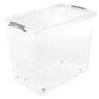 Opbergdoos 'leo', 37 liter, transparant - Keeeper