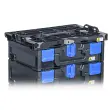 EuroPlus MetaBox 340 opbergdoos, zwart/blauw - Allit