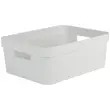 Opbergdoos STONE, 12 liter, PP, wit - Eda Fontaine 