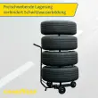 Mobiele opberghouder voor 4 banden/wielen - Goodyear 