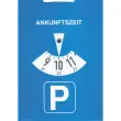 Parkeerschijf, van karton, blauw - Rnk Verlag 
