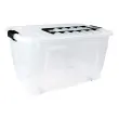 Opbergdoos HOME BOX, wieltjes & handgreep - Plast Team 