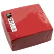 Wegwerp tafellaken, 380 x 380 mm, rood - Pronappe 