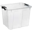 Opbergdoos HOME BOX, 40 L, transparant - Plast Team 