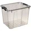 Opbergdoos HOME BOX, 40 L, transparant - Plast Team 