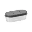 Bewaarbox Margerit, 1,2 liter, grijs - Plast Team