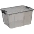 Opbergdoos HOME BOX, 30 L, transparant - Plast Team