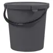 Plukemmer met deksel, 5 L, donkergrijs - Plast Team 
