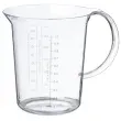 Meetkan 'Palermo', 0,5 liter, transparant - Plast Team