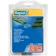 Klem voor gaas VR22, kunststof coating, zwart - Rapid Tools
