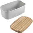 Brotdoos Bready met deksel en snijplank - Metaltex