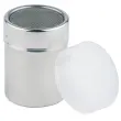 Strooiwagen met stofkap, zilver - APS 
