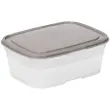 Bewaarbox, 1 L, grijs / transparant - Smartstore