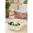 Bewaarbox, 1,6 L, grijs / transparant - Smartstore 