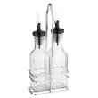 Tafelset olie & azijn, glas/roestvrij staal, 0,12 L - APS