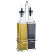 Tafelset olie & azijn, glas/roestvrij staal, 0,12 L - APS