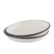 2 geëmailleerde diepe borden, diameter 220 mm - APS