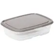 Bewaarbox, 0,8 L, grijs / transparant - Smartstore 