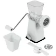 Tartaarhakker, plastic/roestvrij staal, wit - Metaltex