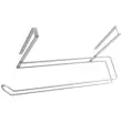 Easy-Roll keukenrolhouder, zilver - Metaltex