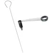 Radijsschiller, lengte 293 mm, zilver/zwart - Metaltex