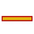 Achterreflecterende plaat voor aanhanger 1130 x 195 mm - IWH 
