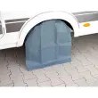 cartrend XL wielbeschermhoes, van polyester, grijs