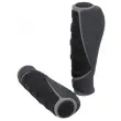 FISCHER Stuurhandvatten voor fiets 'Trio', grijs/zwart