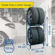 GOODYEAR Rek voor autobanden, geschikt voor 4 banden, blauw 