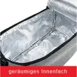 IWH Ge&iuml;soleerde tas voor fietsendrager, zwart 