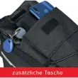 IWH Ge&iuml;soleerde tas voor fietsendrager, zwart 