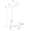 Freestyle stepfiets Flipwhip metallic rood