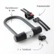 FISCHER U-slotbeveiliging met houder, lengte: 190 mm 
