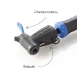 FISCHER Mini luchtpomp voor fiets, lengte: 265 mm