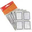 Blauwe gelinieerde schooletiketten 20 stuks 38 x 50 mm - Apli