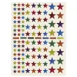 Metallic sterstickers in assorti kleuren, 6 vellen - Apli 