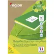 Witte permanente gerecycleerde etiketten 45,7 x 25,4 mm 100 vellen - Apli