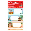 Schoollabels piraten 9 stuks - Apli
