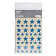 Sterstickers 12,5 en 19,5 mm blauw holografisch 3 vellen - Apli