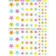 Verwijderbare sterstickers in Peps-kleuren, 6 vellen - Apli