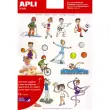Themagebordjes Sport 12 vellen - Apli