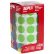 Rol met ronde gommetjes Ø 20 mm lichtgroen - Apli