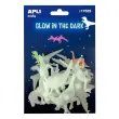 Luminescente dinosaurusstickers - 9 stuks - Apli