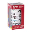 Rol stickers met meerkleurige ogen assorti - Apli