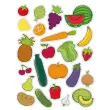 Themagommettes Fruit en groenten 12 vellen - Apli